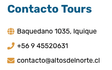 Altos del Norte Contactos